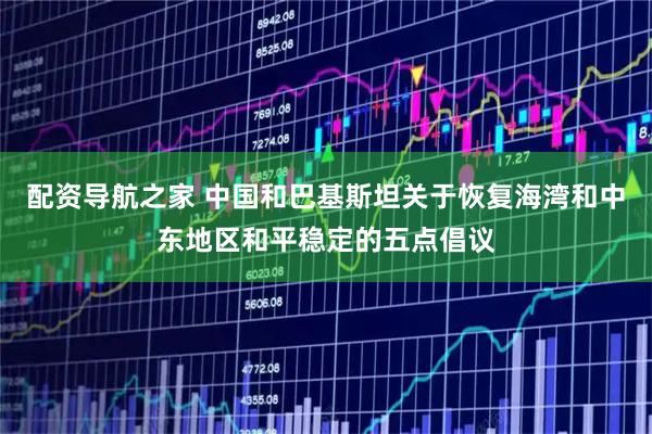 配资导航之家 中国和巴基斯坦关于恢复海湾和中东地区和平稳定的五点倡议